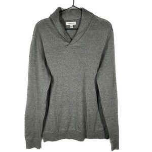 The Rail • gray mohair collared sweater